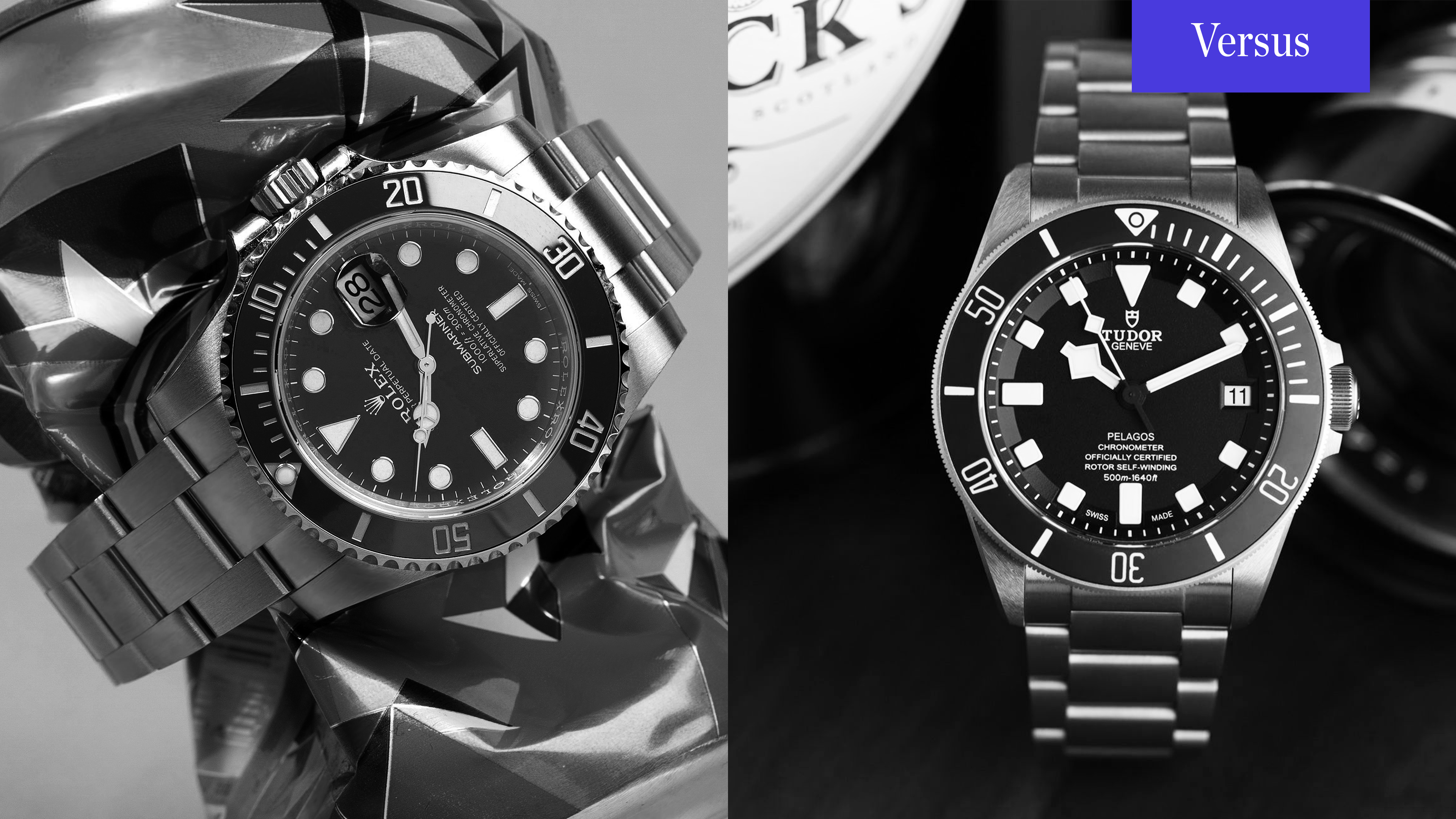 Rolex vs. Tudor Submariner Hulk vs. Pelagos LHD