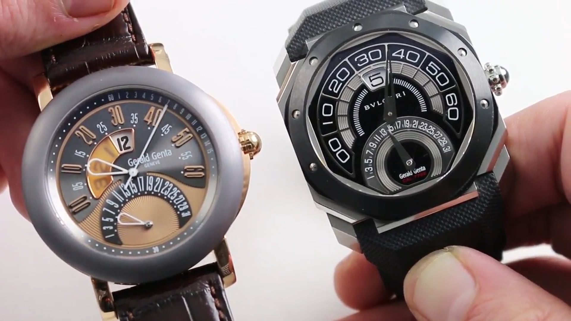 Gerald Genta vs Bulgari Watch Comparison Versus Watchbox Studios