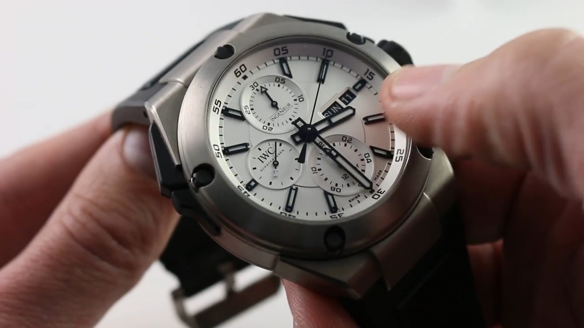 IWC Ingenieur Double Chronograph IW3865-01 Review