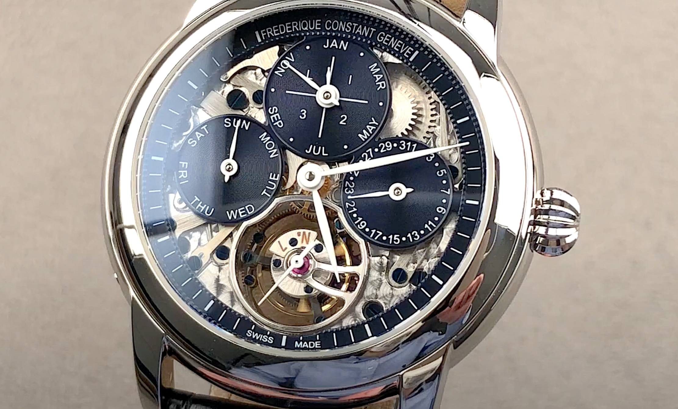 Frederique Constant Classic Tourbillon Perpetual Calendar FC-975N4H6