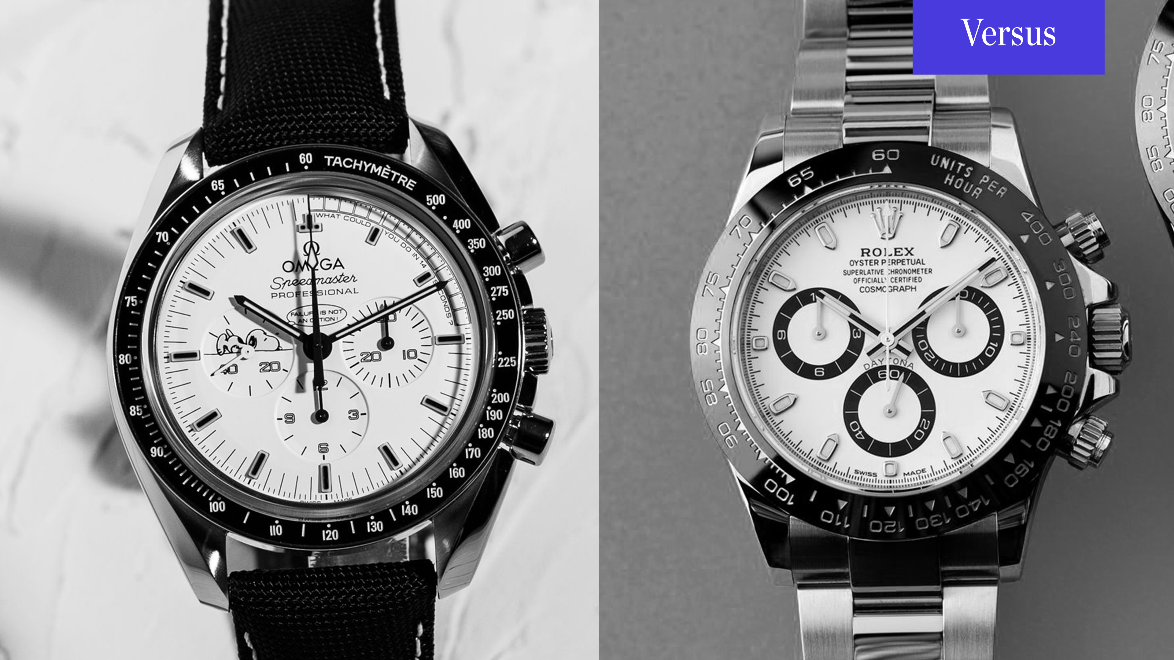 Rolex Daytona vs. Omega Speedmaster Moonwatch The Cosmograph