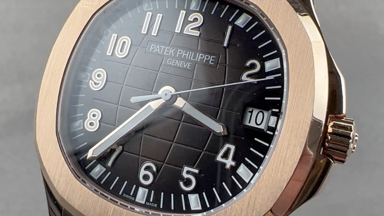 Patek aquanaut rose deals gold