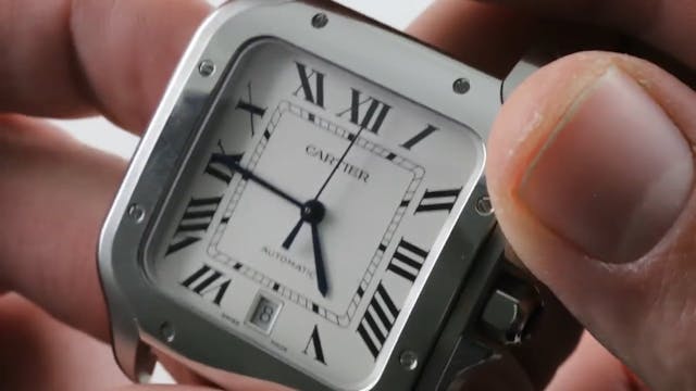 2018 Cartier Santos Large Steel Smart...