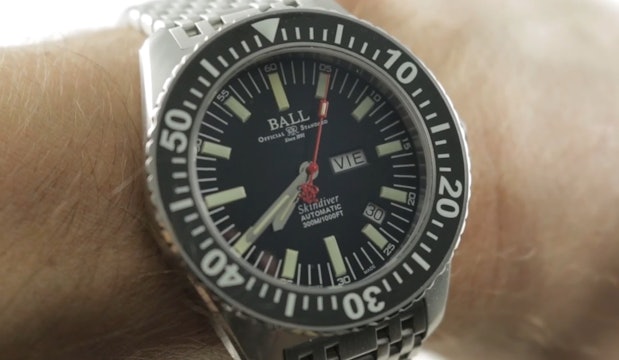Ball Watch Company Engineer Master II Skindiver Dm2108A Sj Bk Dive Watch Review