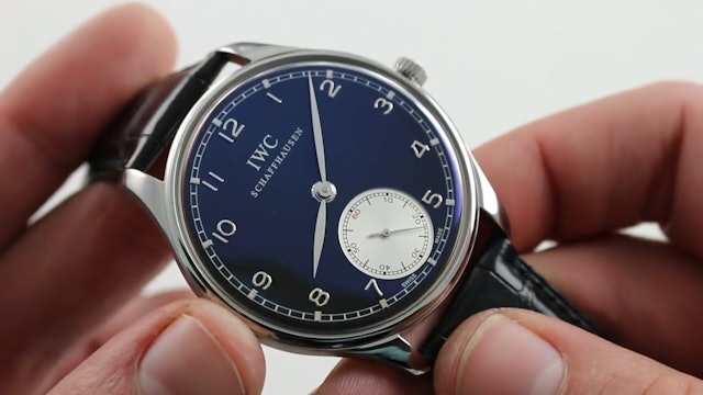 IWC Portugieser Handwound Ref. IW5454-04 Review