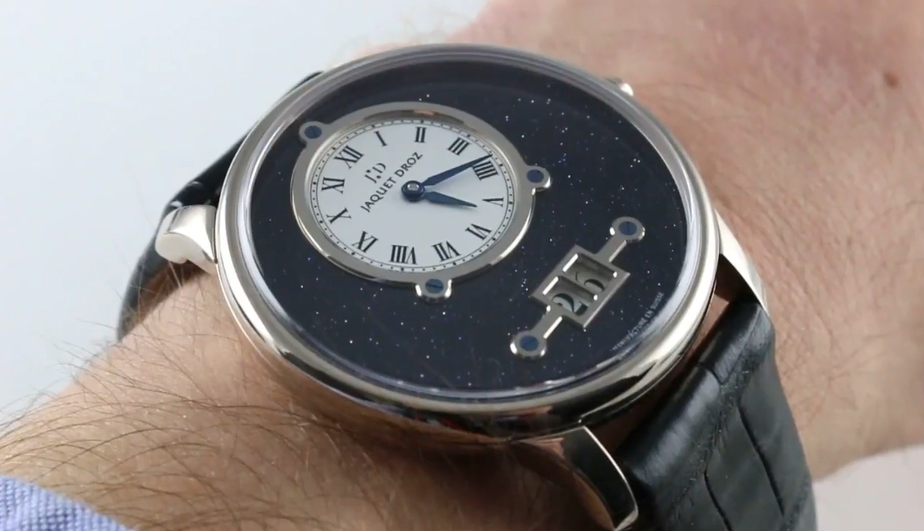 Jaquet Droz Grande Date Aventurine J016934205 Review