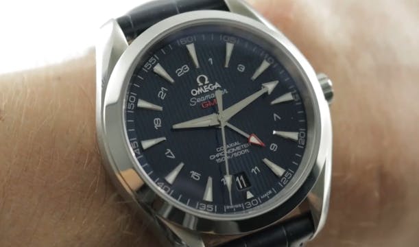 Omega Seamaster Aqua Terra GMT Blue D...