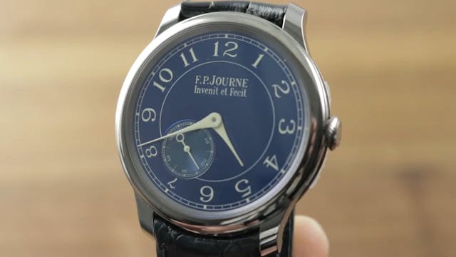 F.P. Journe Chronometre Bleu Review