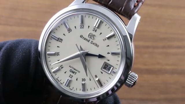 Grand Seiko Automatic GMT 3 Day SBGM2...