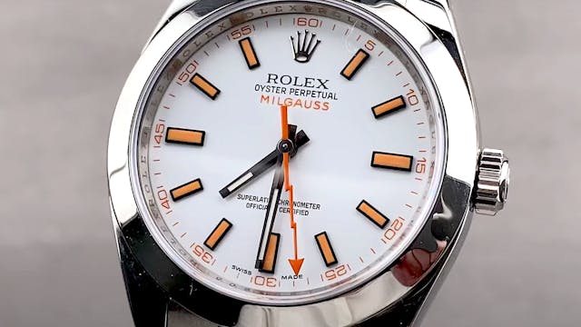 Rolex Milgauss 116400 White Dial Review