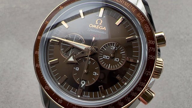 Omega speedmaster broad arrow hotsell rose gold