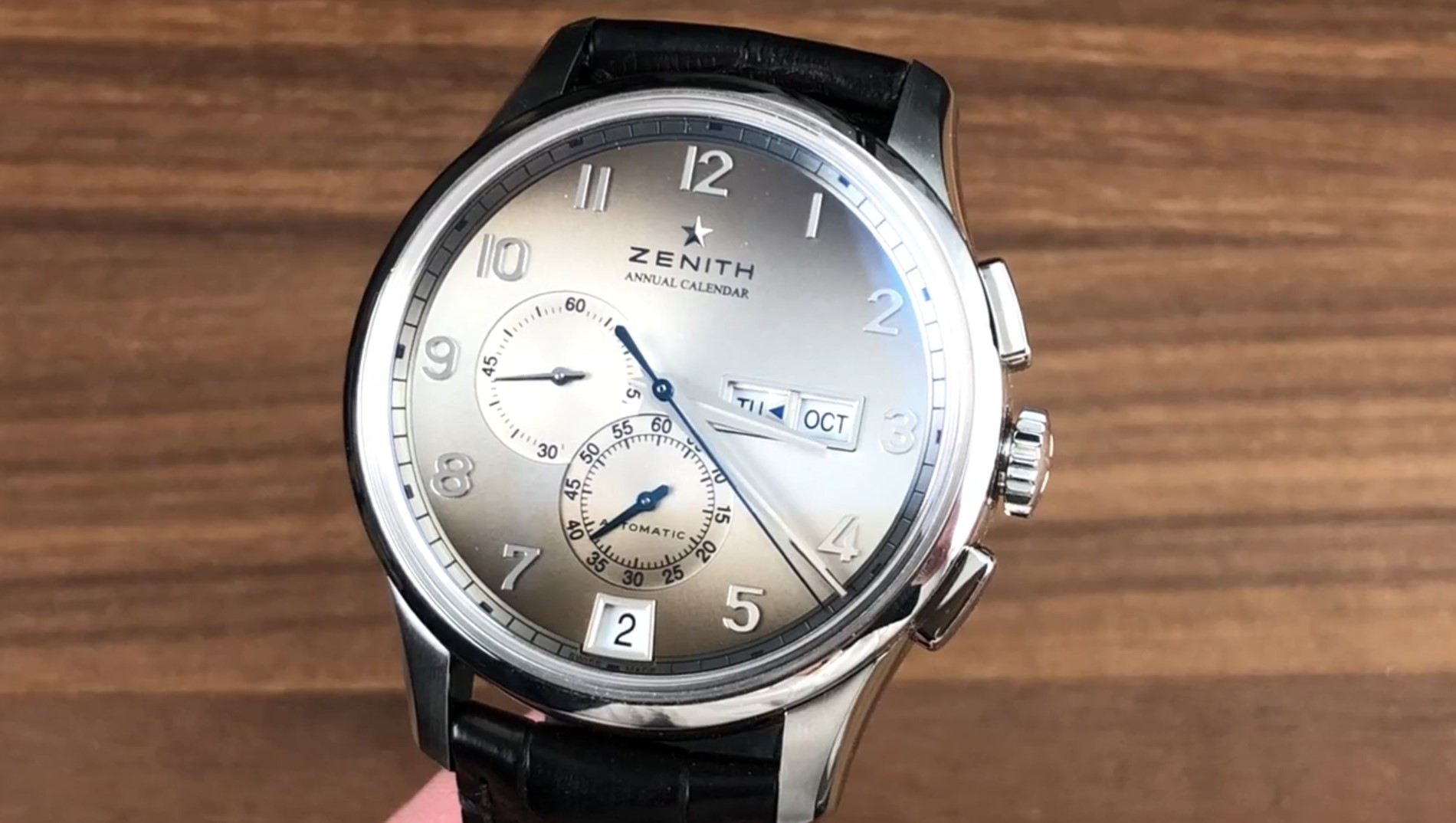 Zenith El Primero Winsor Annual Calendar (Palladium Dial) 03.2072.4054 18.C711