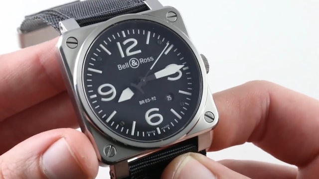 Bell & Ross Instrument BR 03-92 (BR0392-BLC-ST) Review