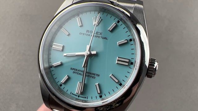 Rolex Oyster Perpetual 36mm Turquoise...