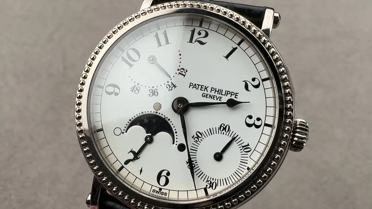 Patek Philippe 5015 Moonphase Officer's Watch (5015G) Patek Watch Review