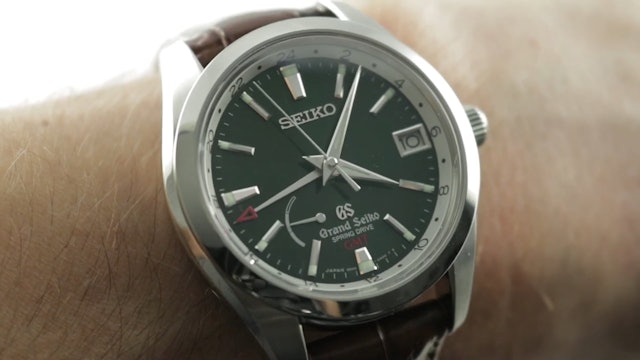 Grand Seiko Spring Drive GMT Green Dial SBGE033 Review