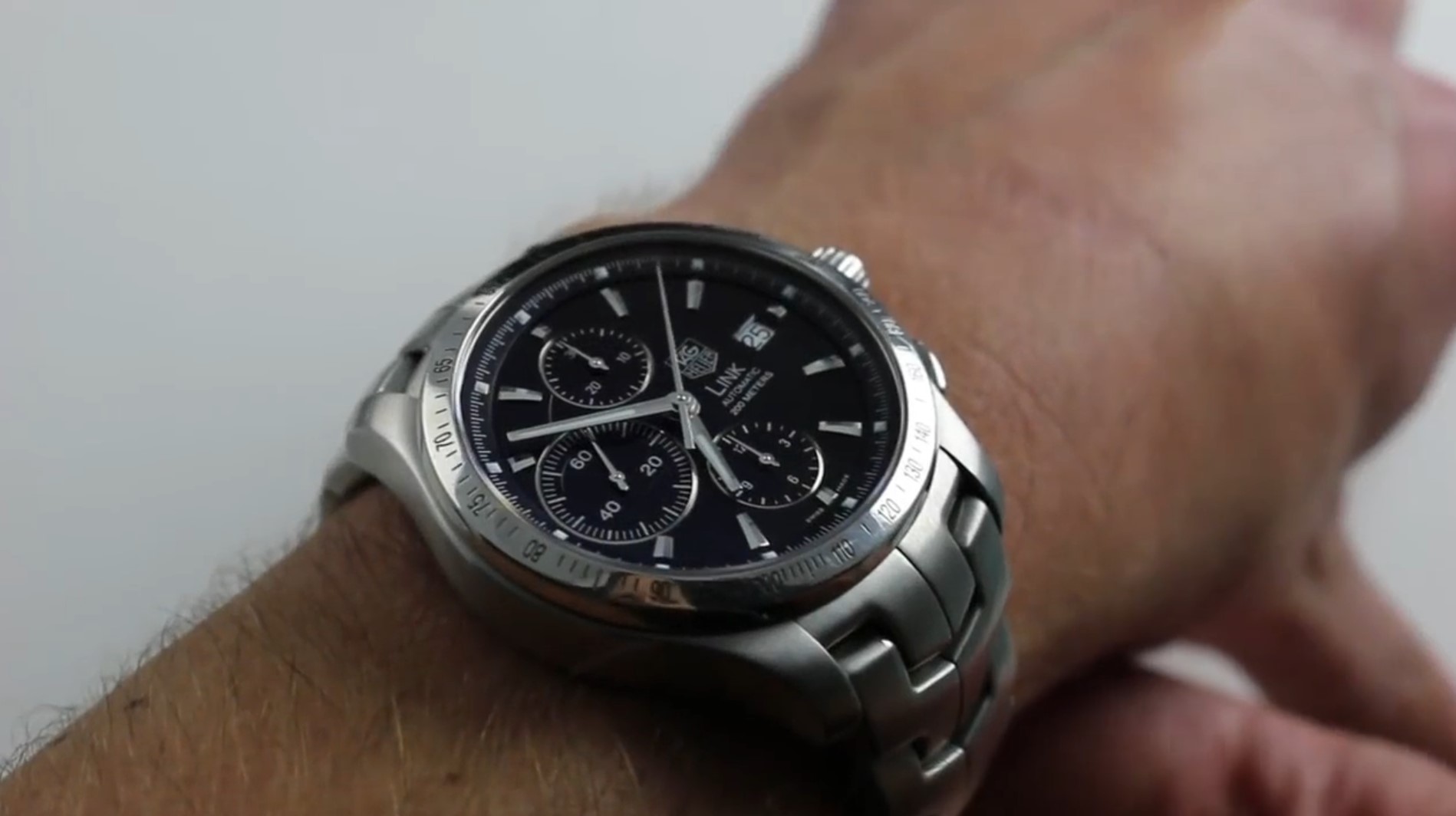 TAG Heuer Link Chronograph CJF2110.BA0594 Review Watchbox Studios