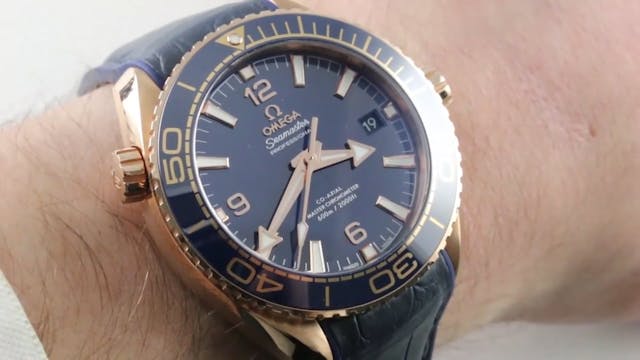 Omega Seamaster Planet Ocean 600M Blu...