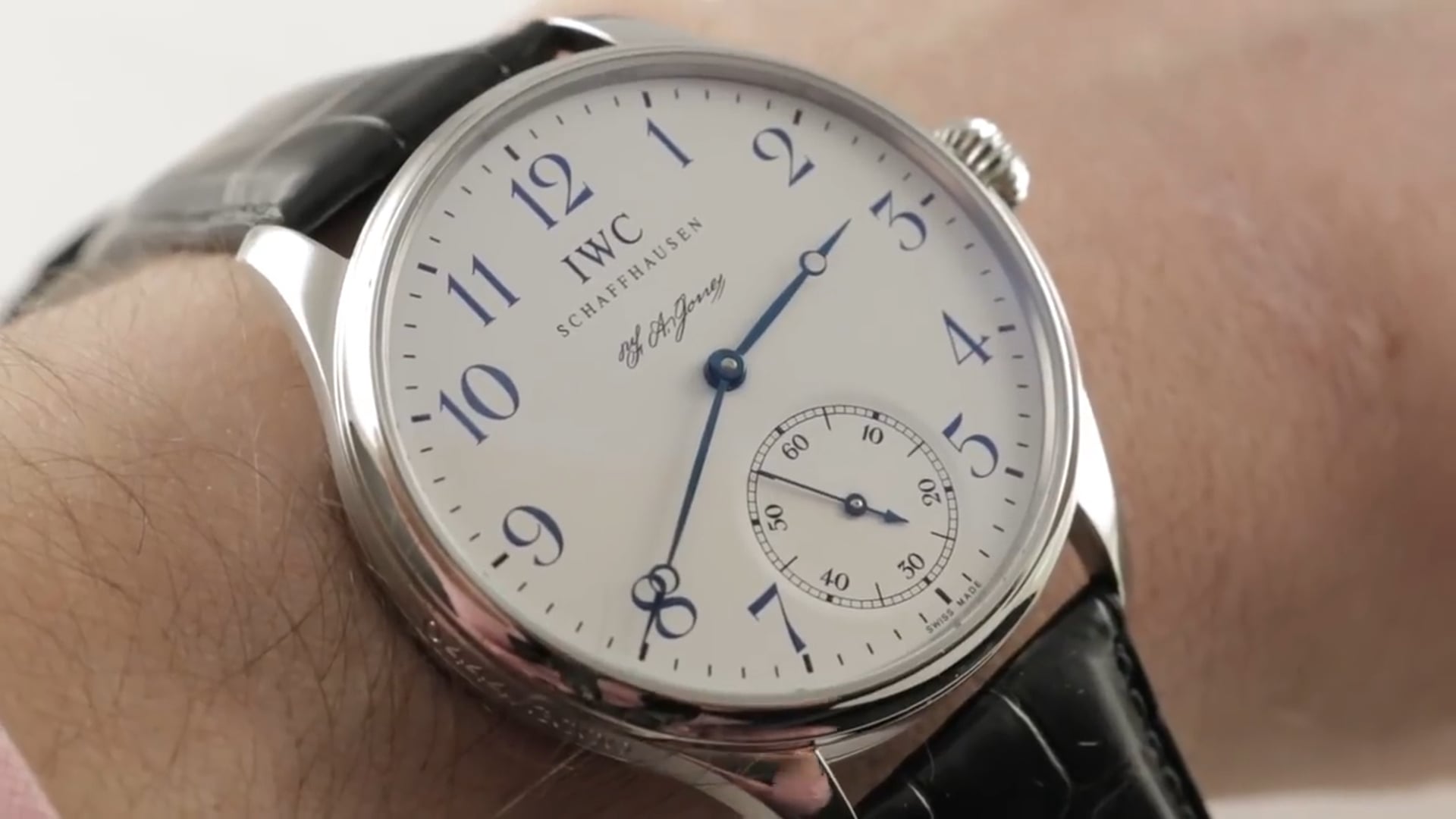 IWC Portuguese F.A. Jones Lacquer Dial Hand Wound IW5442-03 Review