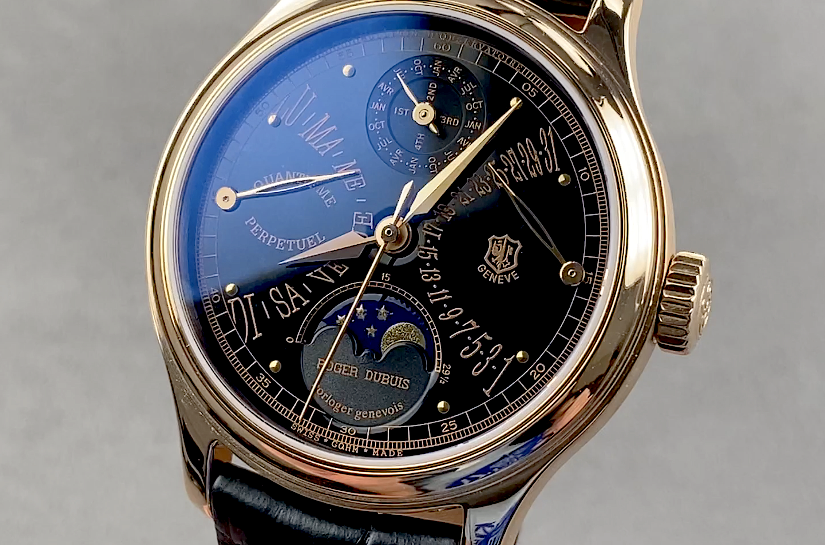 Roger Dubuis Hommage Perpetual Calendar Retrograde H37 5707 5