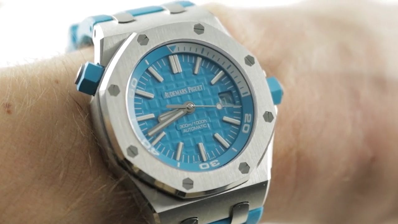 Audemars Piguet Royal Oak Offshore Diver Turquoise 15710ST.OO