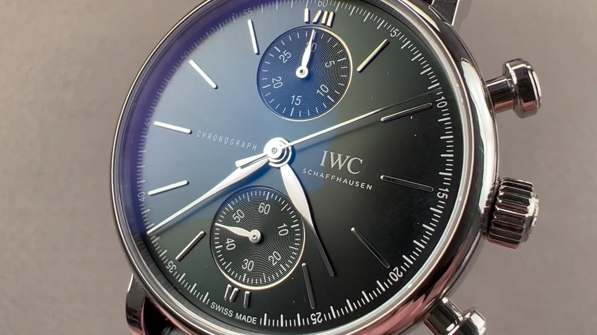 IWC Portofino Chronograph Green Dial IW3914-05