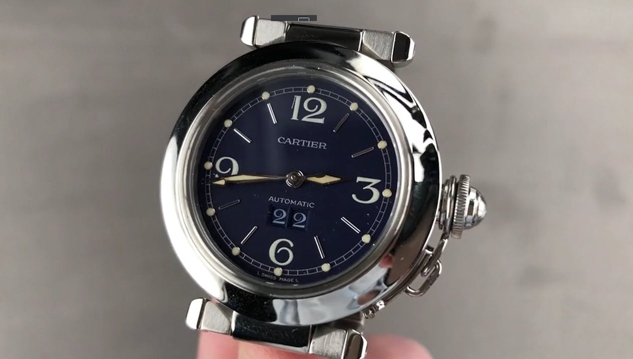 Cartier Pasha C Blue Dial by Gerald Genta W31047M7 Review