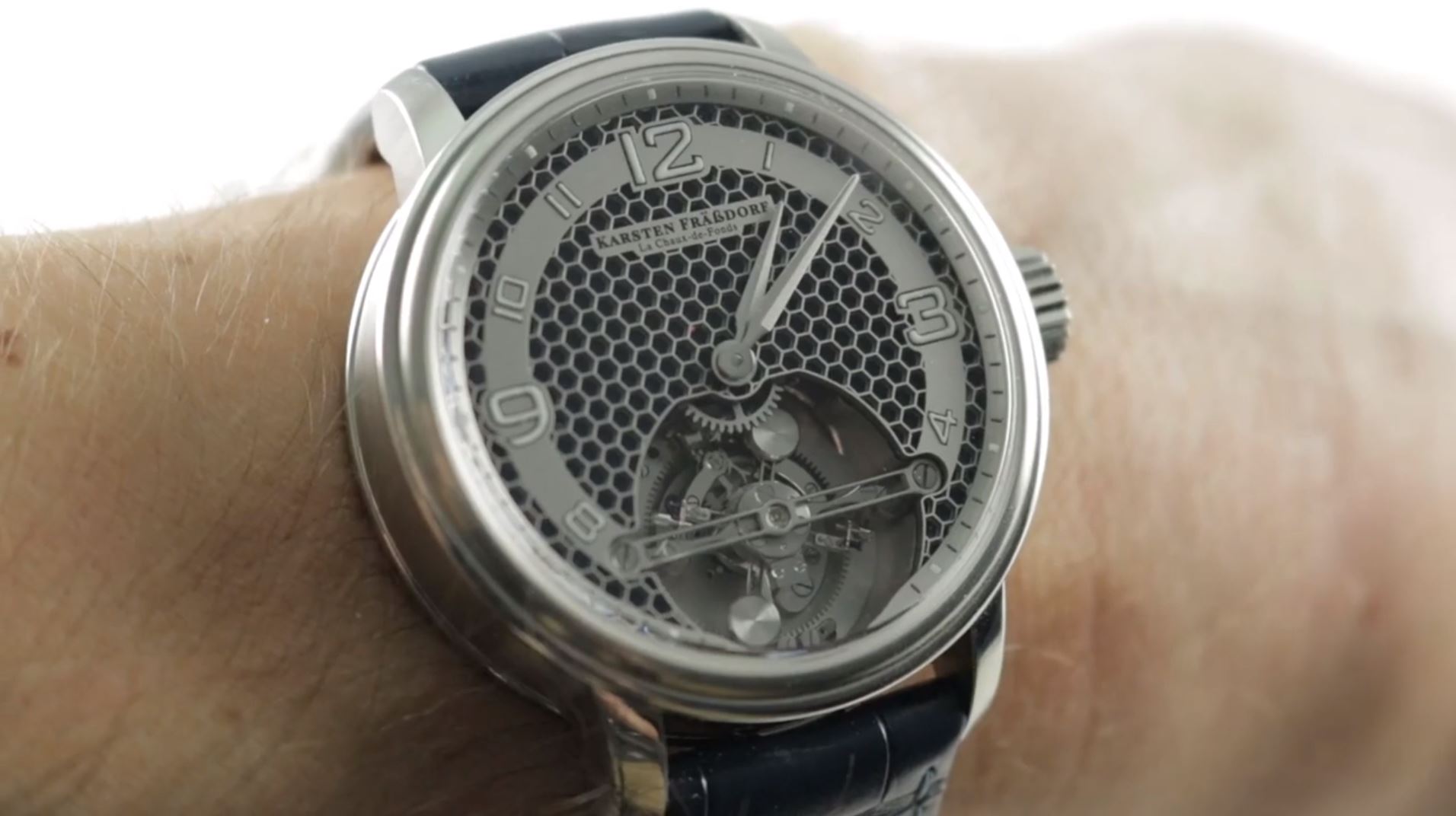 Karsten Frassdorf Spirograph 3D Sport Blue (4500) Tourbillon Watch Review