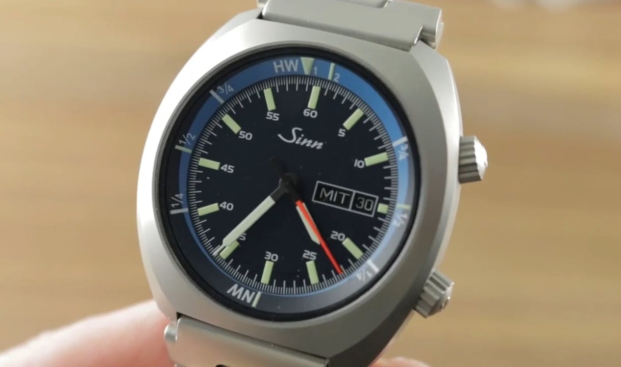 Sinn 240 st gz day date tide calculator 240 1462 review watchbox tv