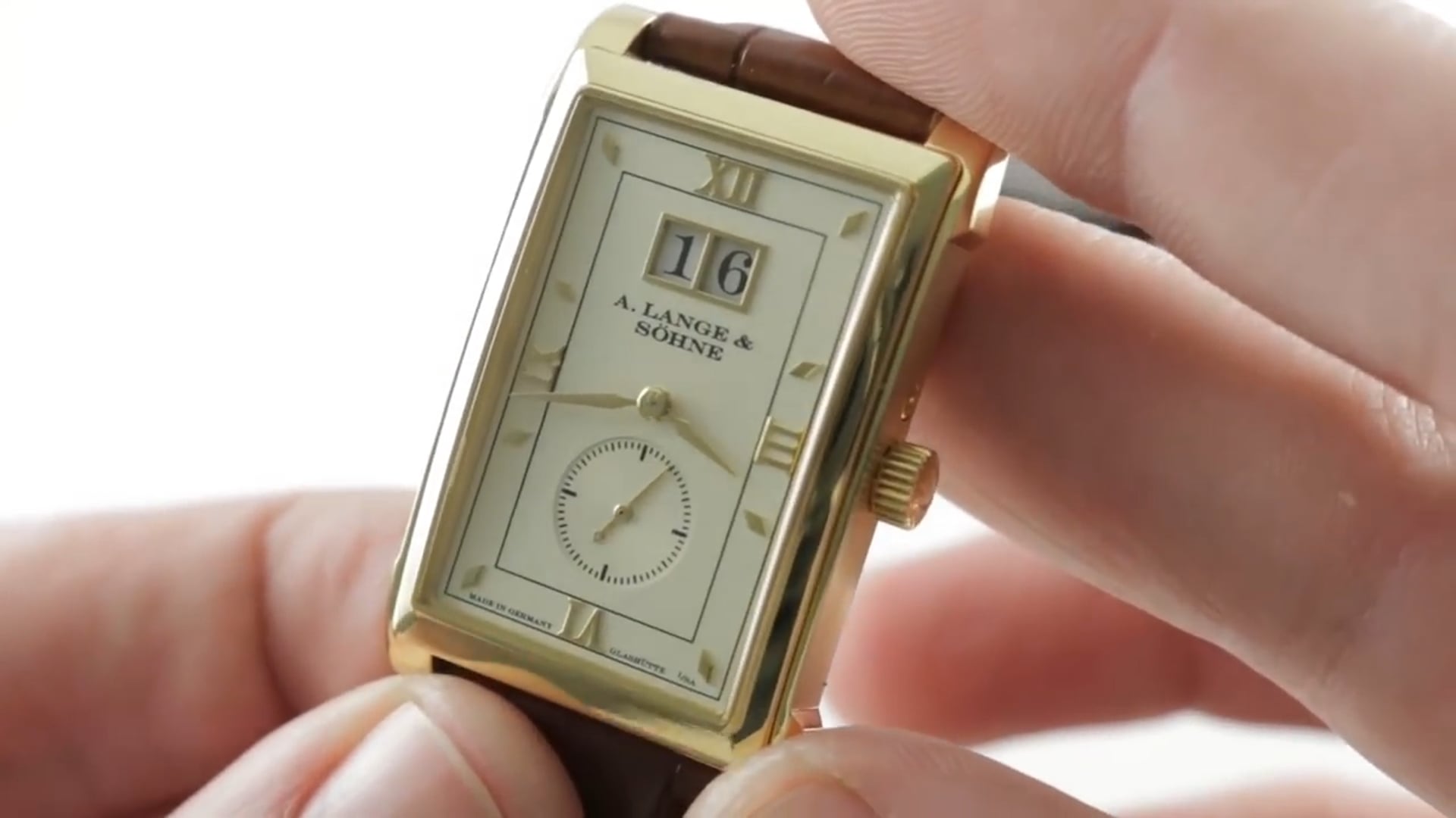 A. Lange & Sohne Cabaret (Rare) Yellow Gold 107.021 Review