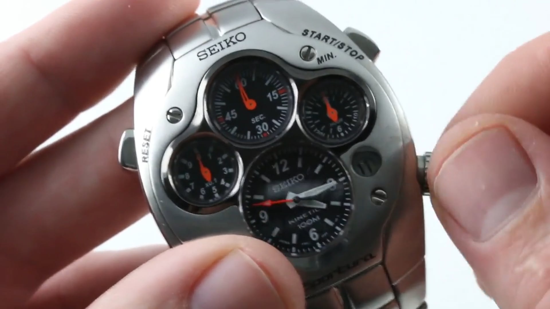 Seiko Sportura Kinetic Chronograph SLQ015 Review - WatchBox Studios