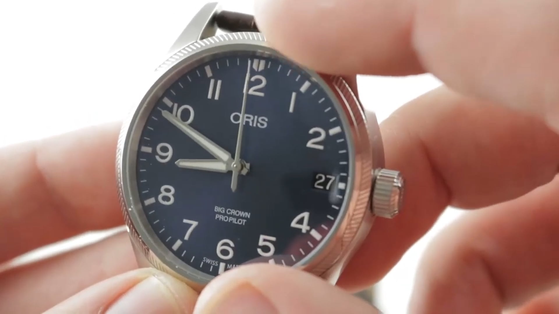 Oris big crown propilot blue online dial