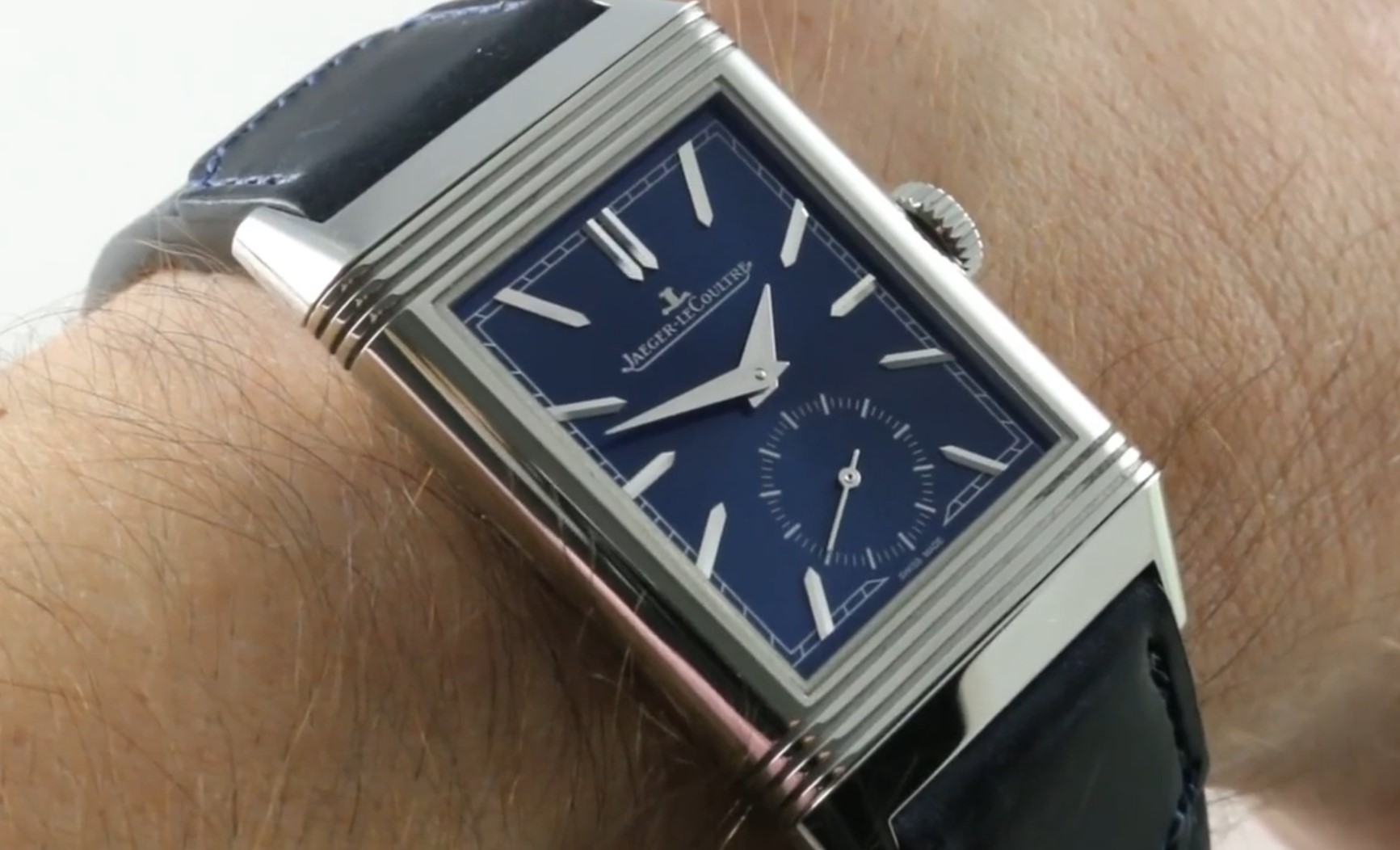 2018 Jaeger Lecoultre Reverso Tribute Small Seconds Blue Dial