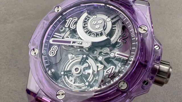 Hublot Big Bang Tourbillon Purple Sap...
