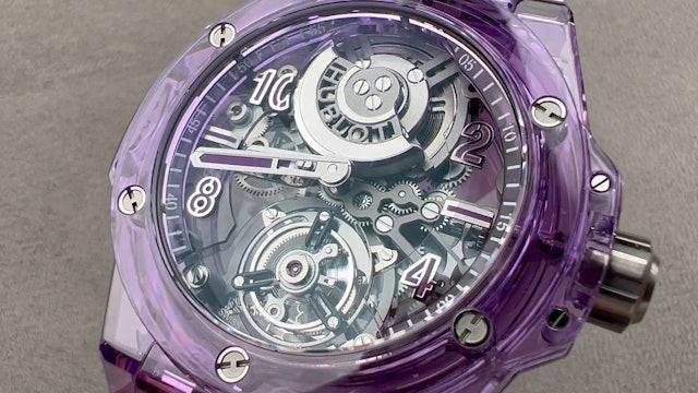 Hublot Big Bang Tourbillon Purple Sapphire 429.JM.0120.RT