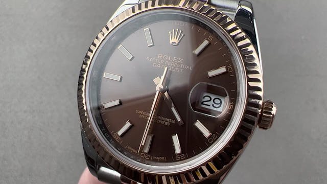 Rolex Datejust 41 Rolesor with Chocol...