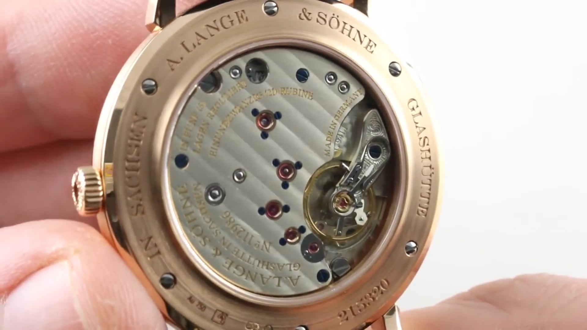 A. Lange & Sohne Saxonia Boutique Edition 216.033 Review