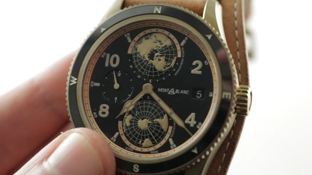 Montblanc 1858 Geosphere Bronze GMT Limited Edition 117840 Montblanc Review