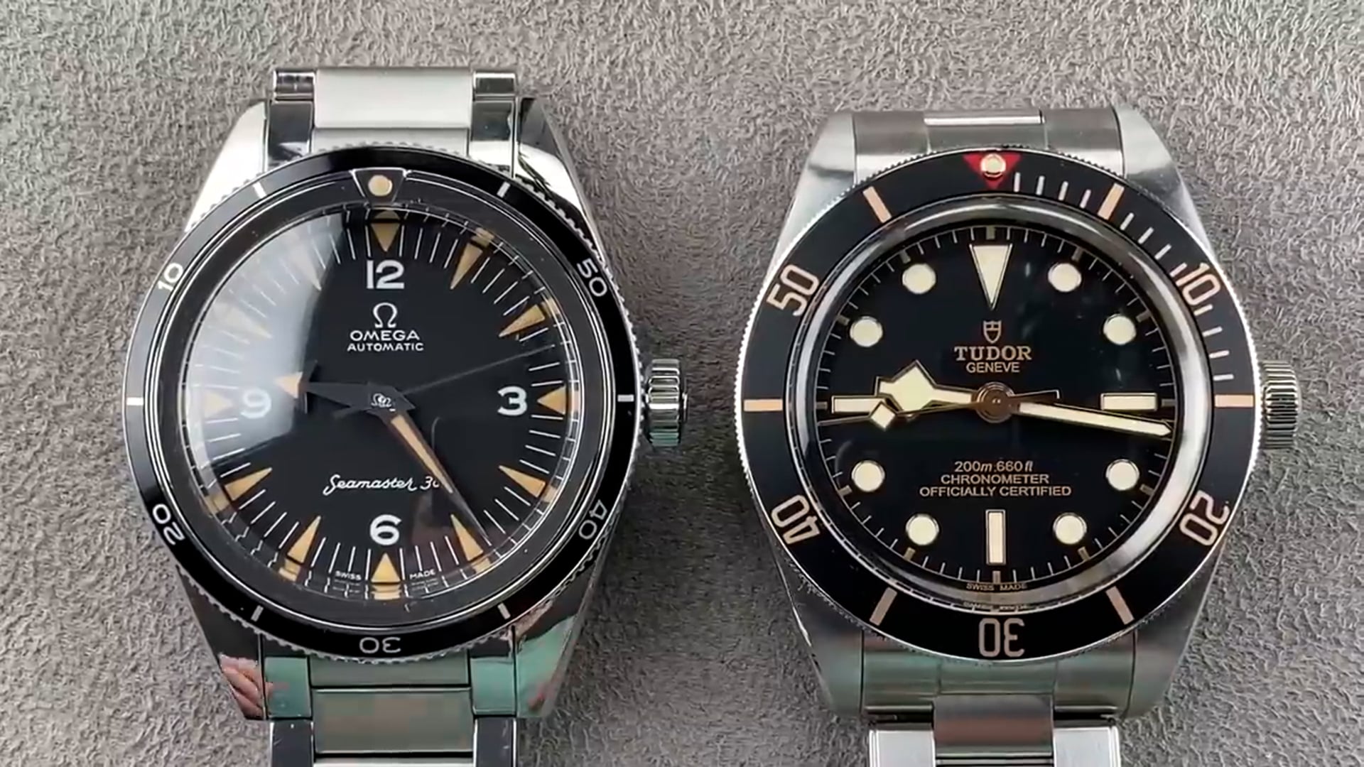 Tudor Black Bay 58 (79030N) Vs. Omega Seamaster 300 1957 (234.10.39.20.01.001)