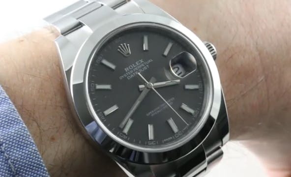 datejust 41 blue fluted