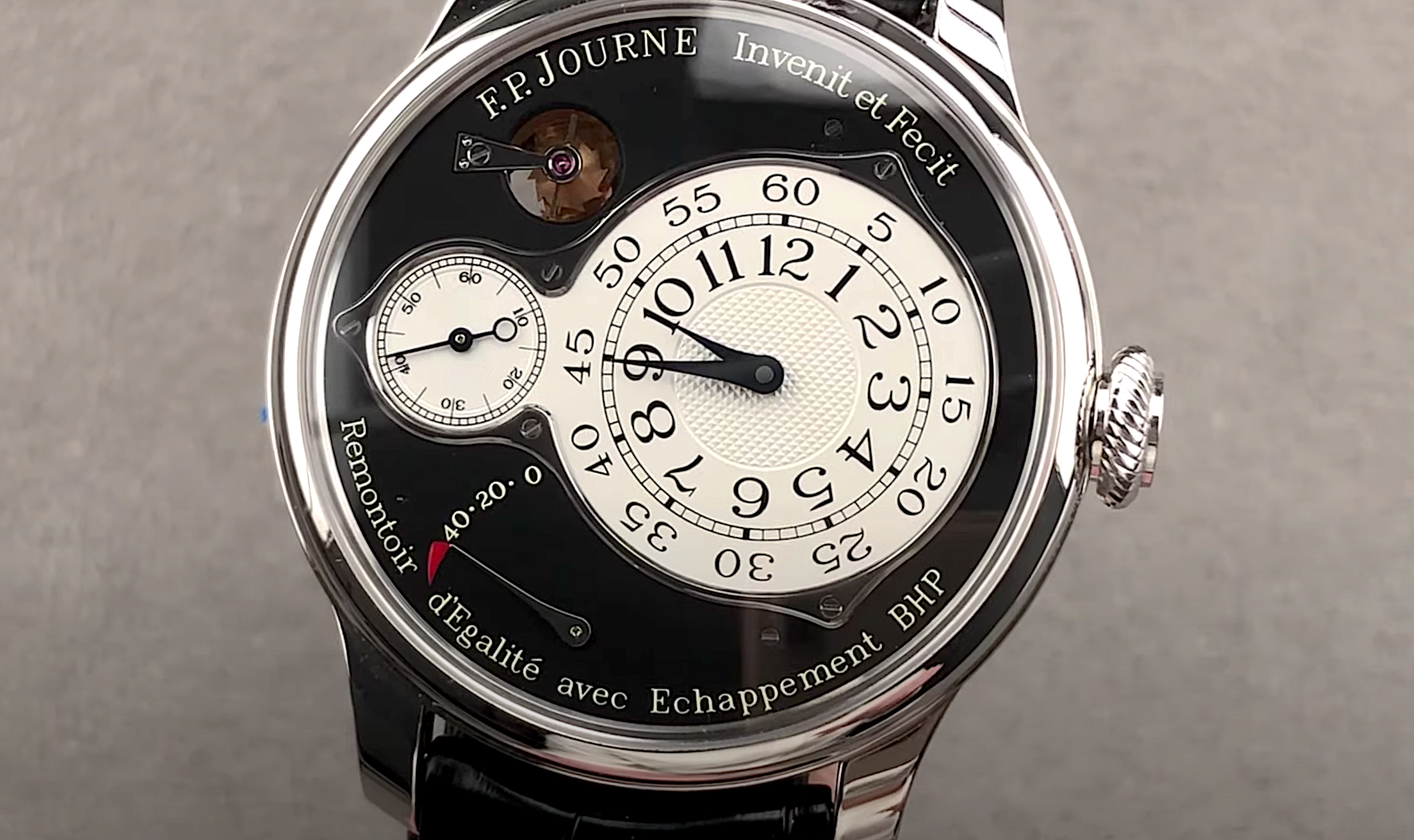 F.P. Journe Platinum Chronometre Optimum Black Label 40mm Review