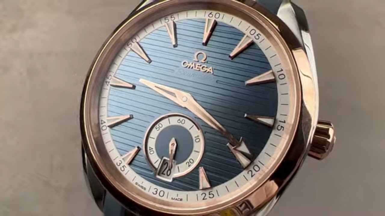Omega Seamaster Aqua Terra 150M Small Seconds Sedna Gold 220.22.41.21.03.001