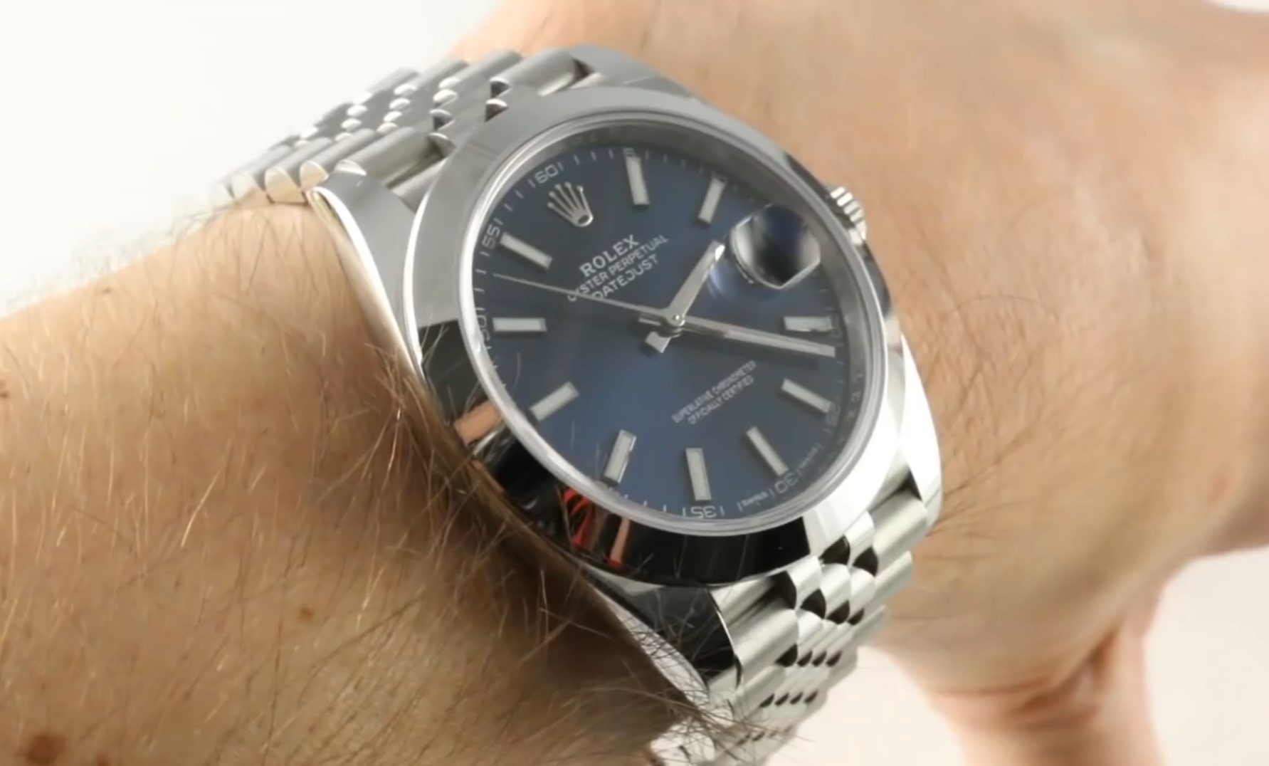 Rolex Datejust 41 Blue Dial Jubilee 126300 Review Watchbox Studios