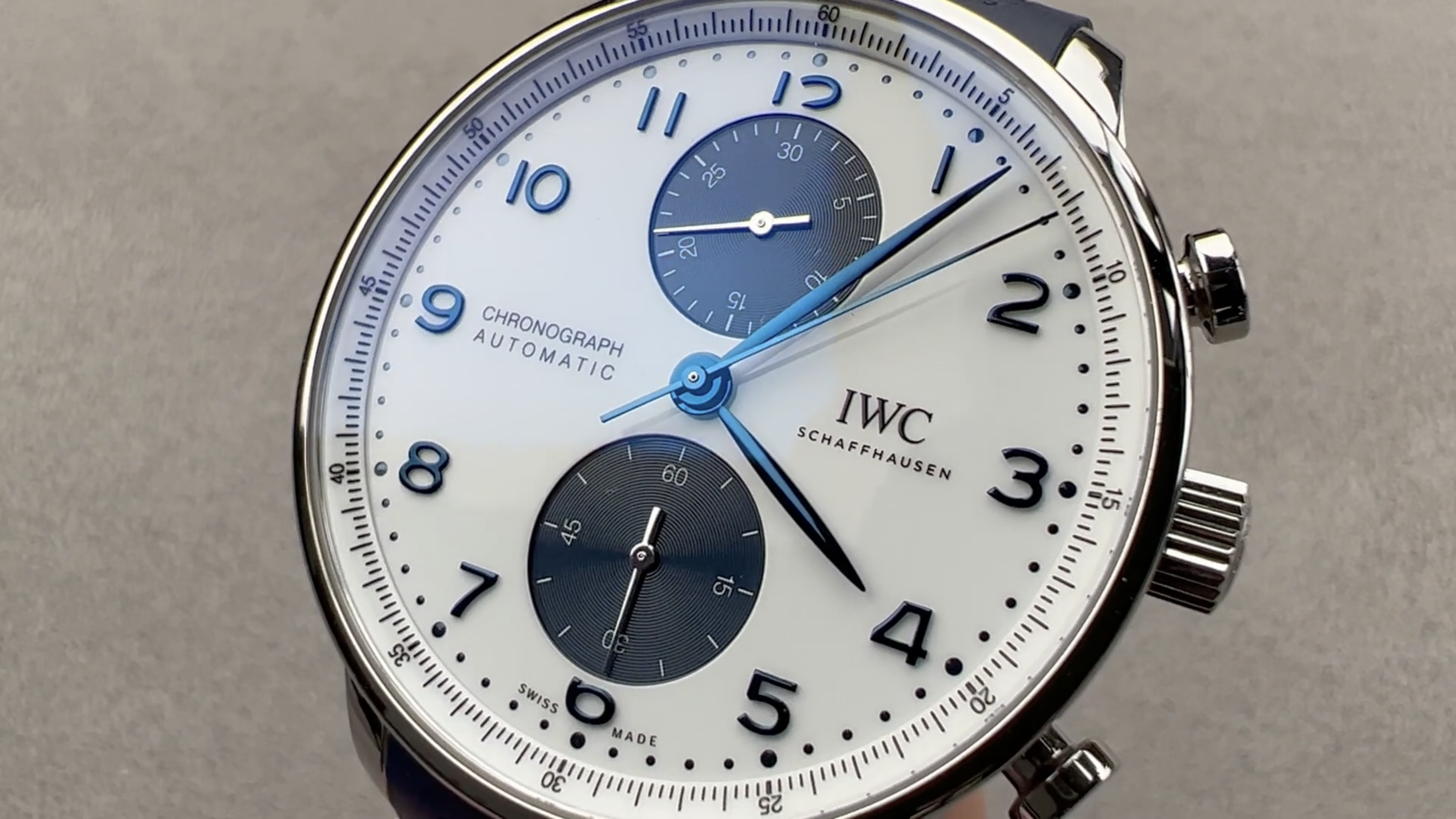 IWC Portugieser Chronograph Blue Panda IW3716-20