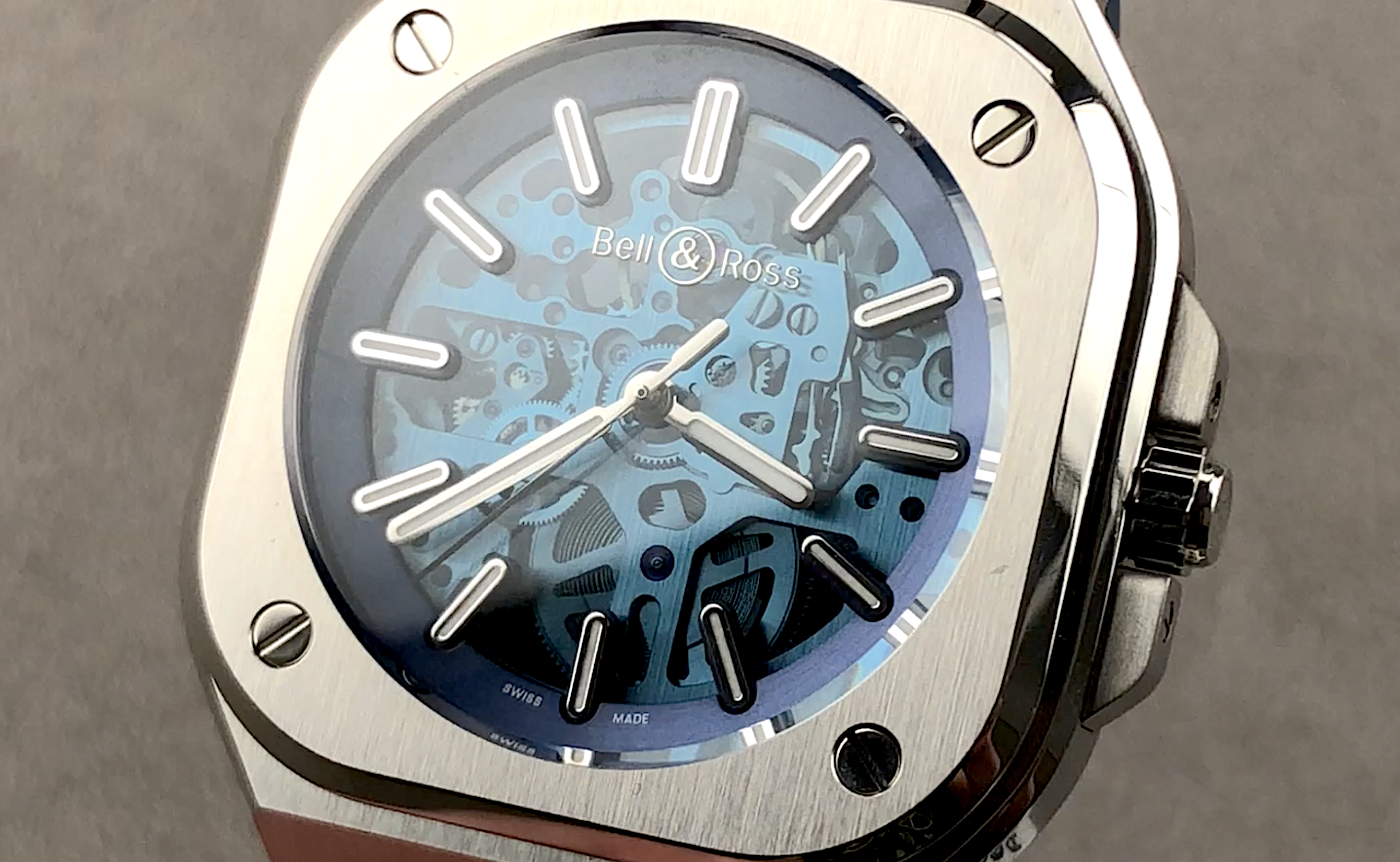 Bell & Ross BR 05 Skeleton Blue Limited Edition BR05A-BLU-SKST/SRB