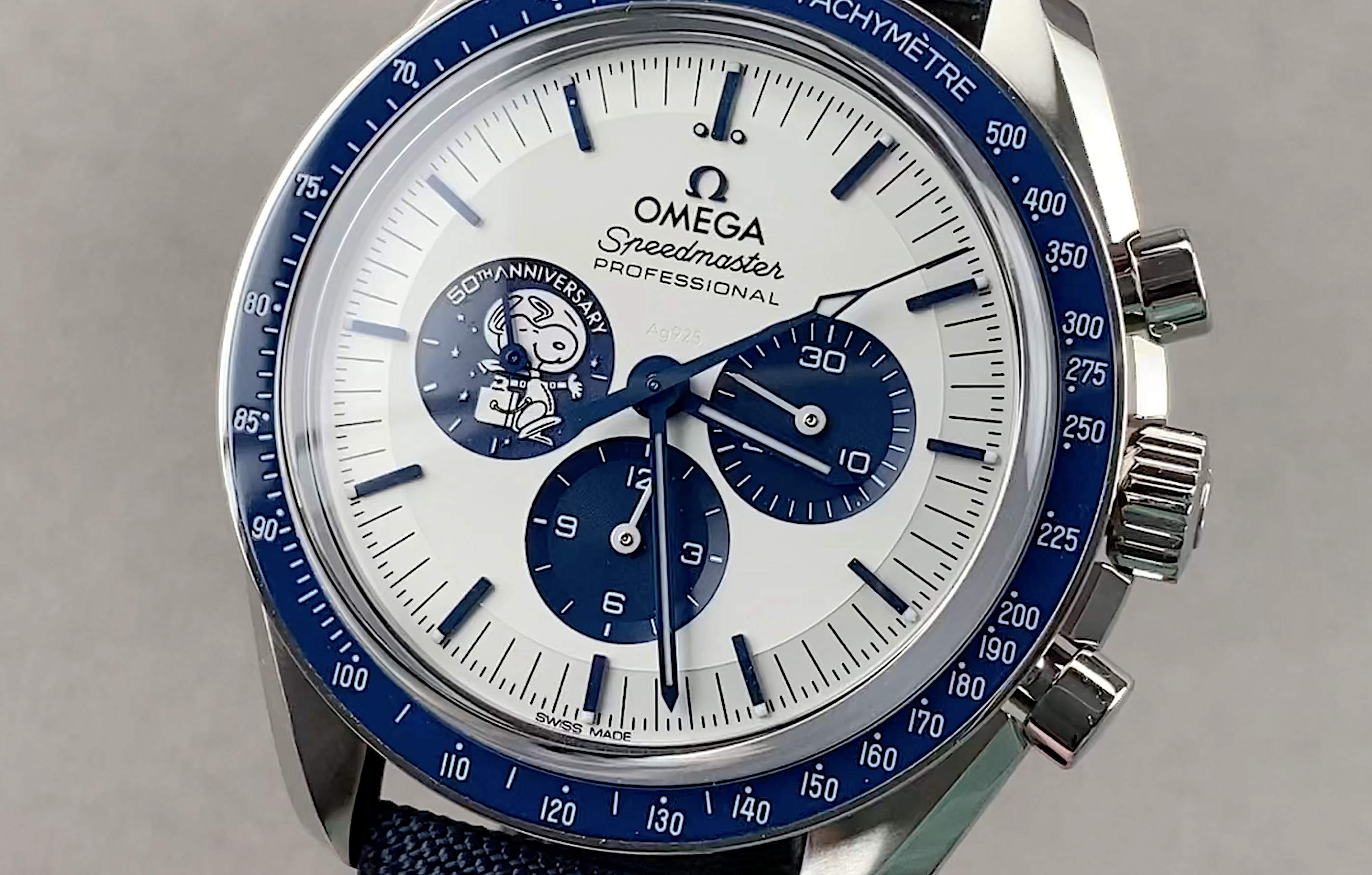 Omega Speedmaster Chronograph Anniversary Series "Silver Snoopy Award"