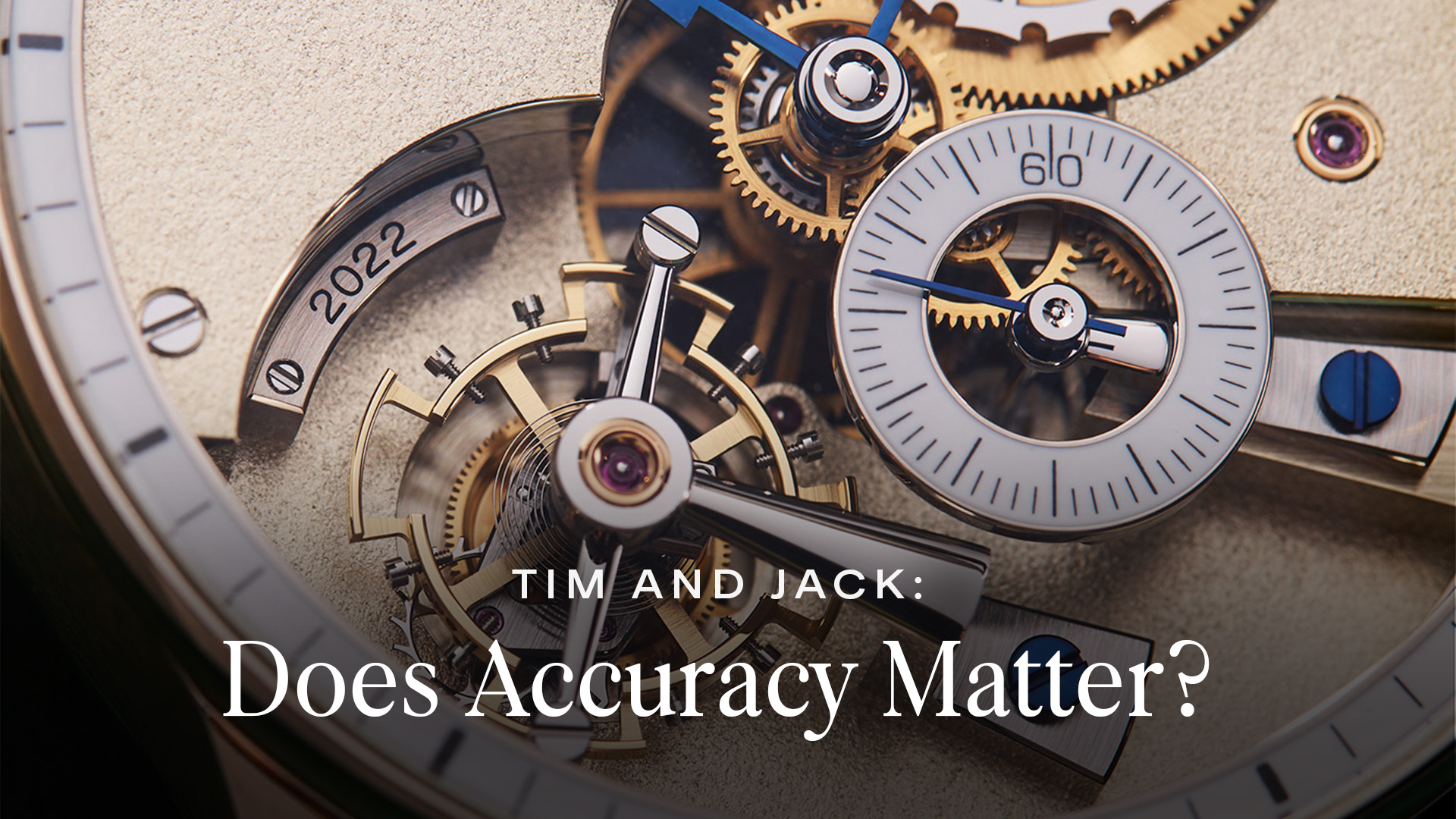 Does Accuracy Matter in Selling Luxury Watches?
