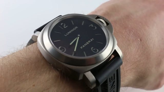 Panerai Luminor Base PAM 176 Review