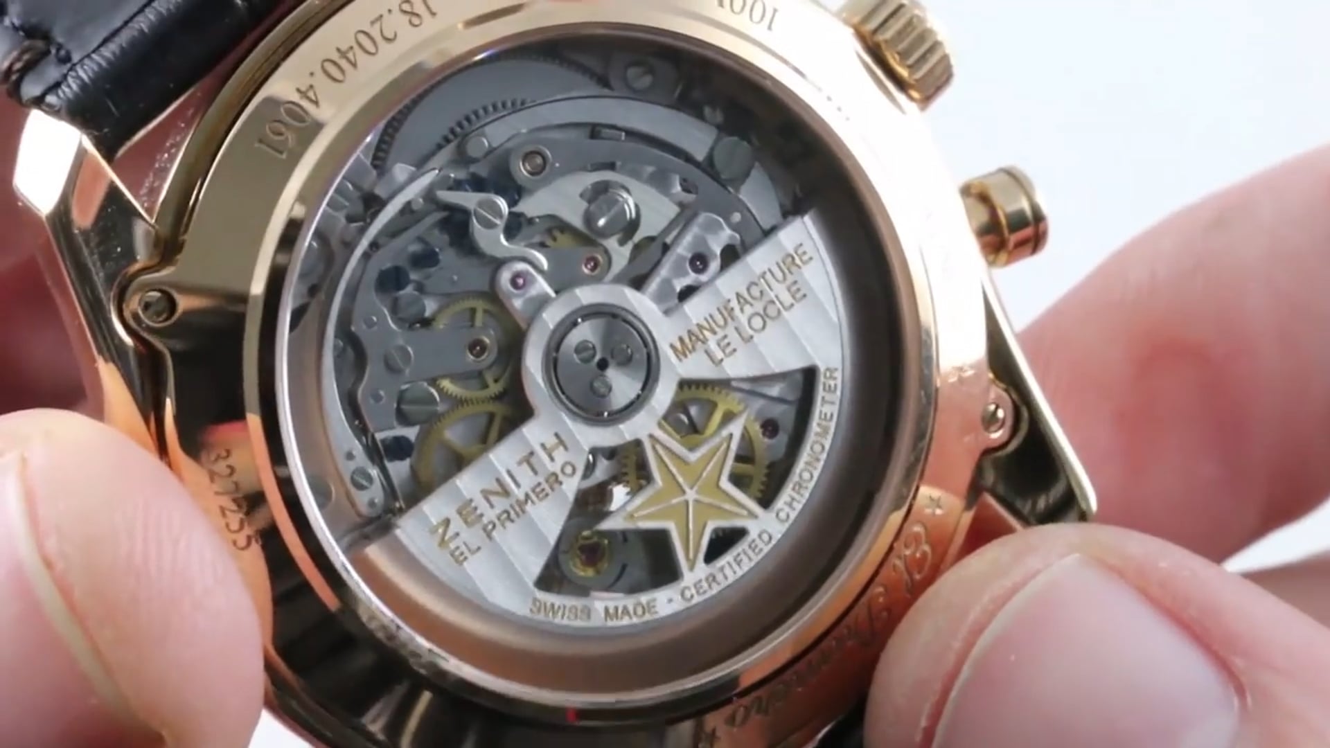 Zenith El Primero (Cosc) Chronomaster Open 42mm Rose Gold 18.2040.4061 69.C494