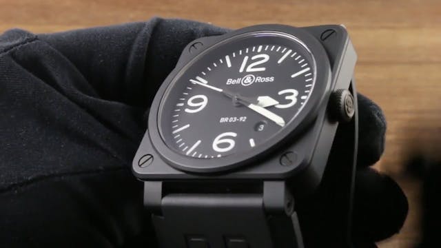 Bell & Ross Instrument Br03 Matte Bla...